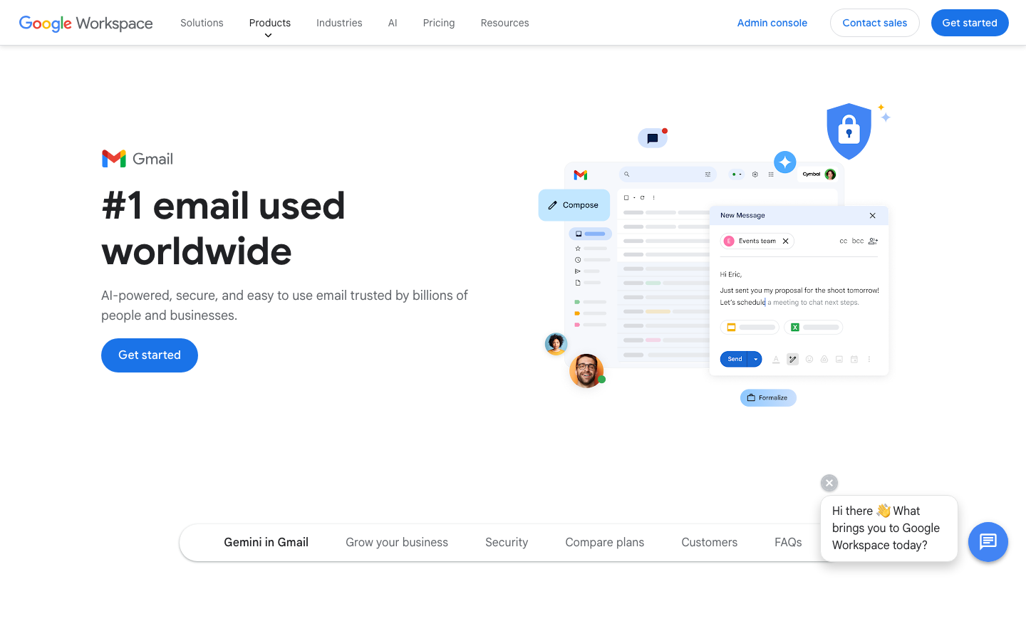 Gmail business email product overview